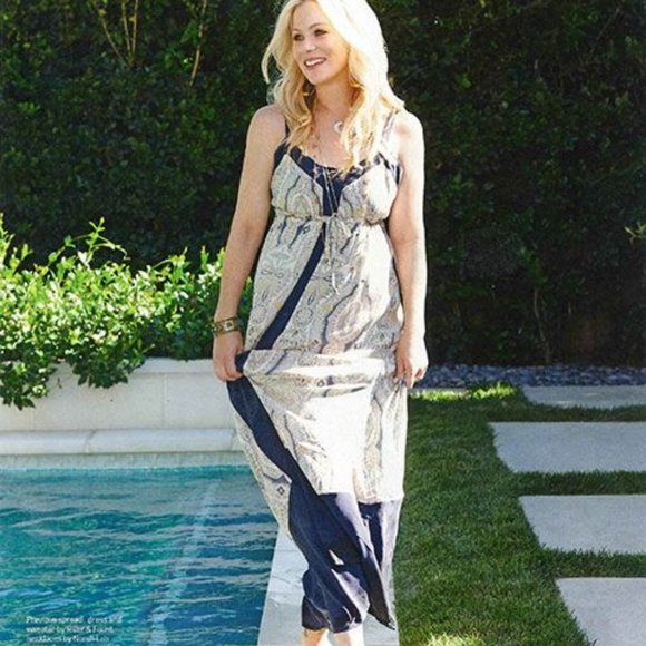 Gypsy 05 Dresses & Skirts - GYPSY 05 Nusa Dua Paisley Silk Maxi Dress Navy Blue {S9}